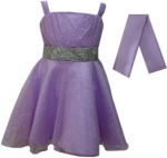 GIRLS COLOR DRESSES (0232331) LILAC